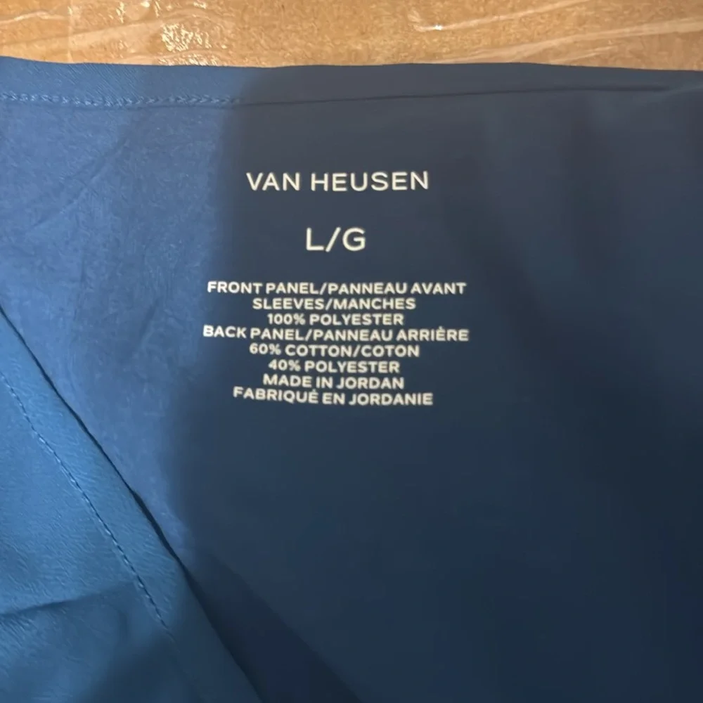HP Van Heusen dark teal top - Picture 7 of 8